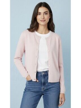 TAHARI NWT Women’s Lightweight Soft Knit Classic Cardigan in Pink-Size XL